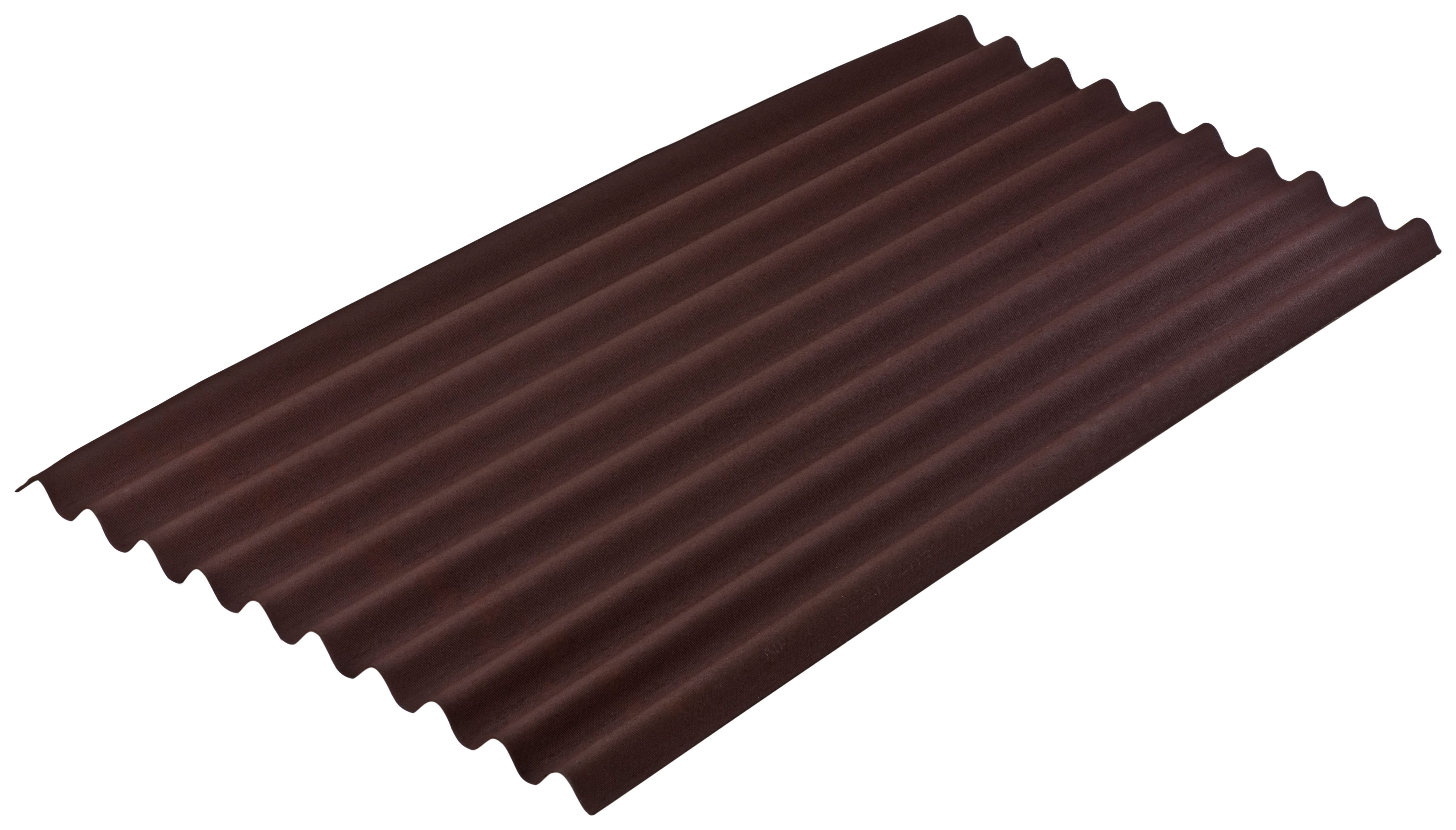 Onduline Classic Brown Bitumen Corrugated Roof Sheet - 950 x 2000 x 3mm