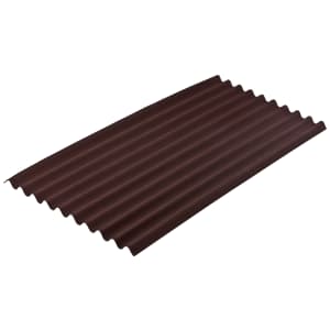 Onduline 3mm Brown Corrugated Bitumen Sheet - 950mm x 2000mm