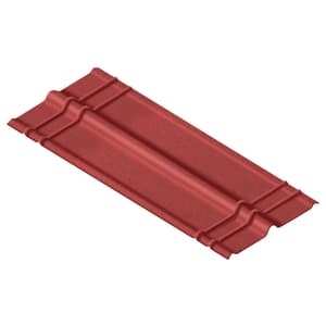 Onduline Red Ridge Piece For Bitumen Corrugated Sheets - 485mm x 1000mm