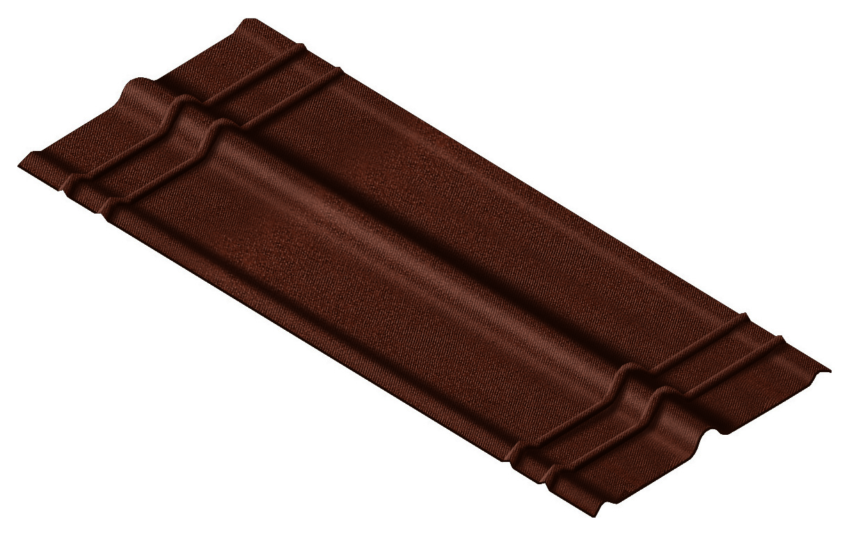 Onduline Brown Bitumen Ridge Piece - 420 x 1000 x 3mm