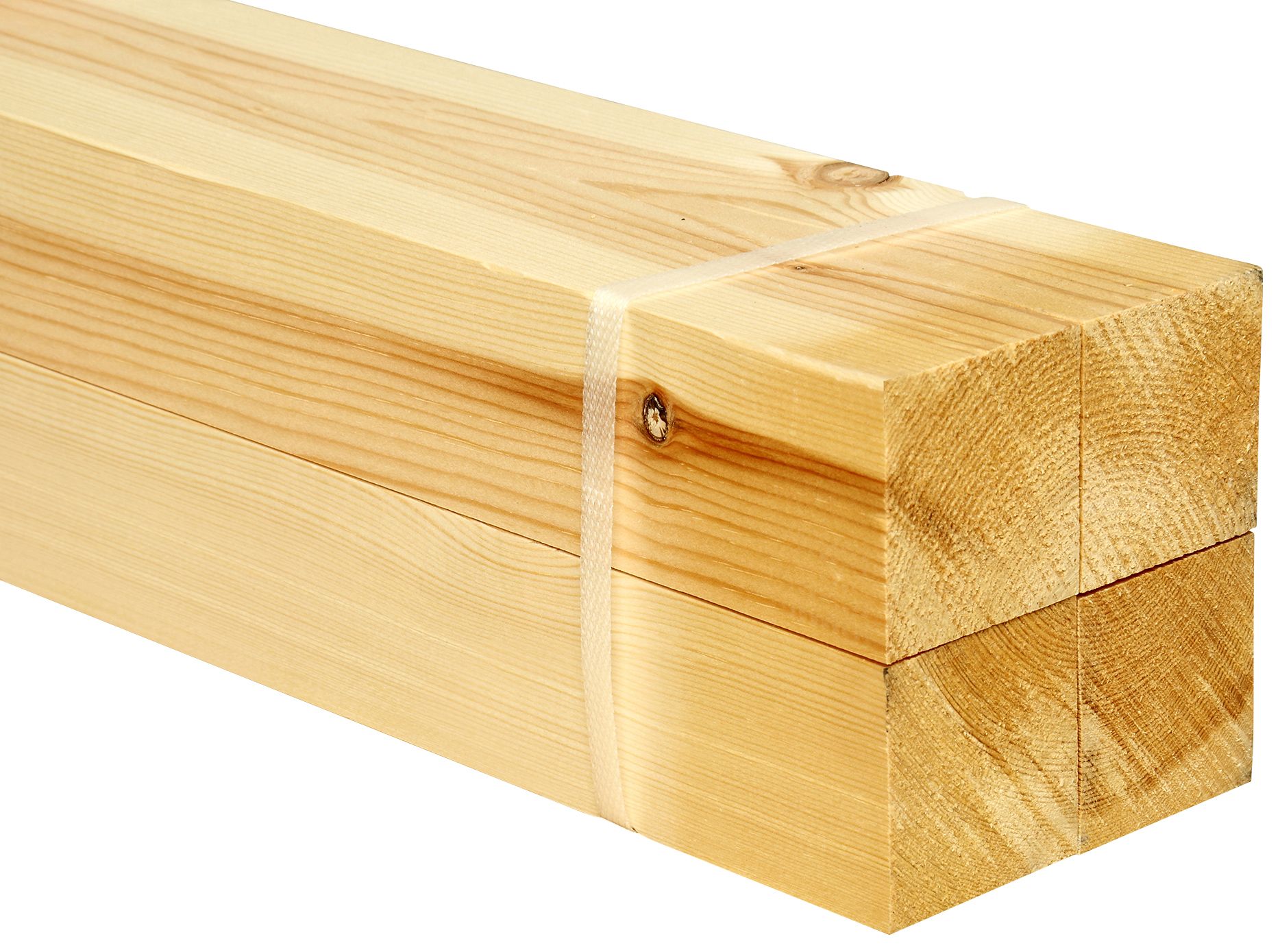 Wickes Redwood PSE Timber - 44 x 44 x 2400mm - Pack of 4