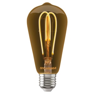 Sylvania LED Vintage Lampinaire ST64 250Lm Dimmable E27 Fitting - Gold