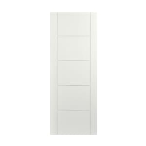 Wickes Thame Ladder White Primed Solid Core Internal Door - 1981mm