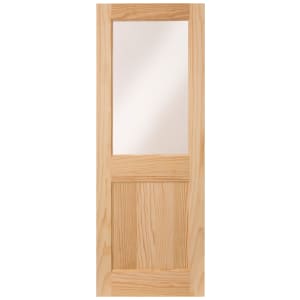 Wickes Tamar External 1 Panel Glazed Pine Door - 2032 x 813mm