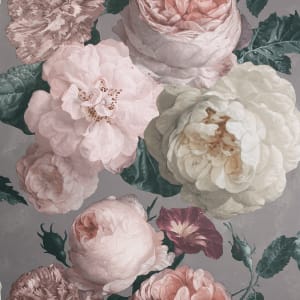 Arthouse Highgrove Floral Warm Grey Wallpaper - 10.05m x 53cm