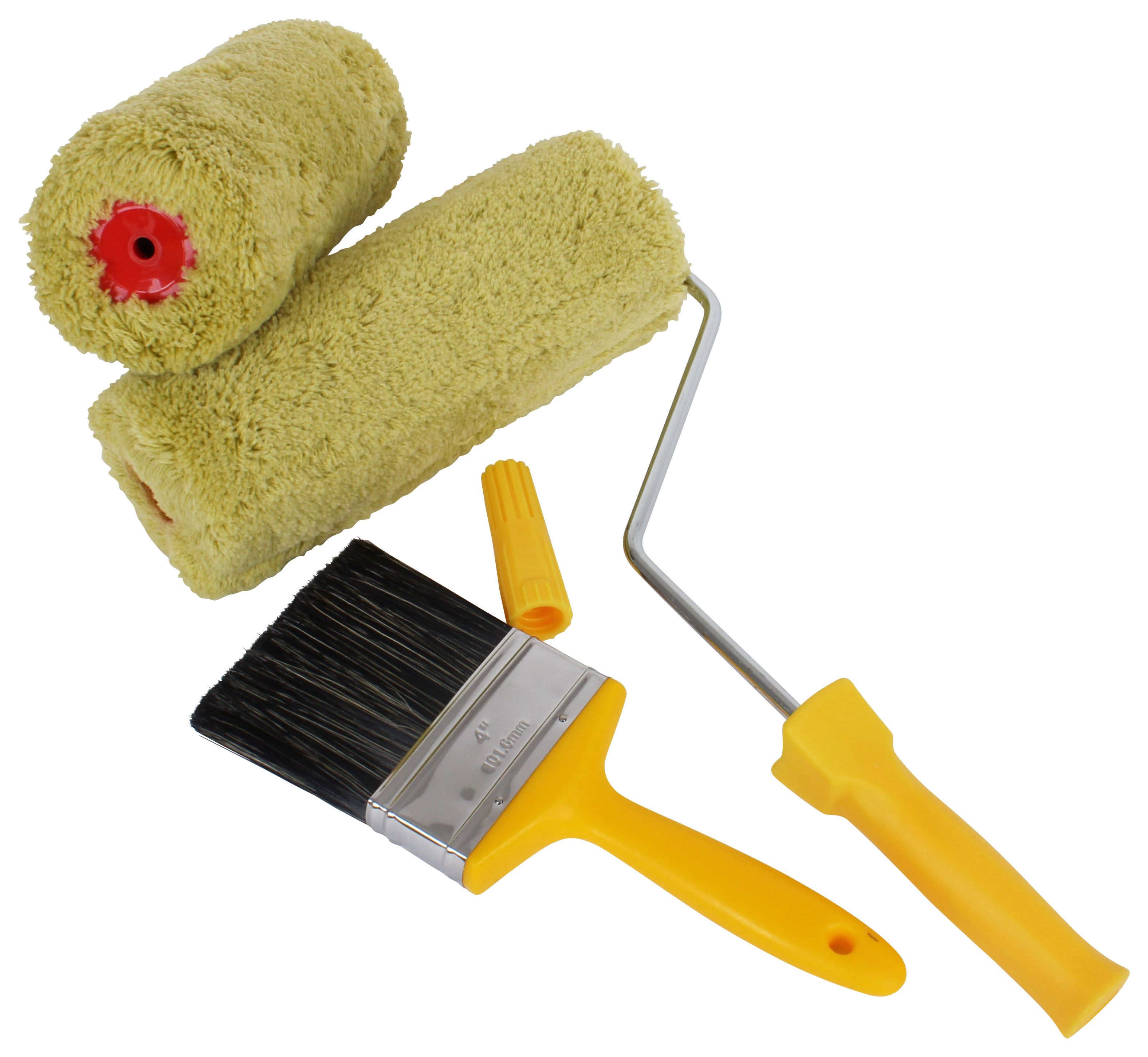 ProDec Twin Masonry Paint Roller & Brush Pack