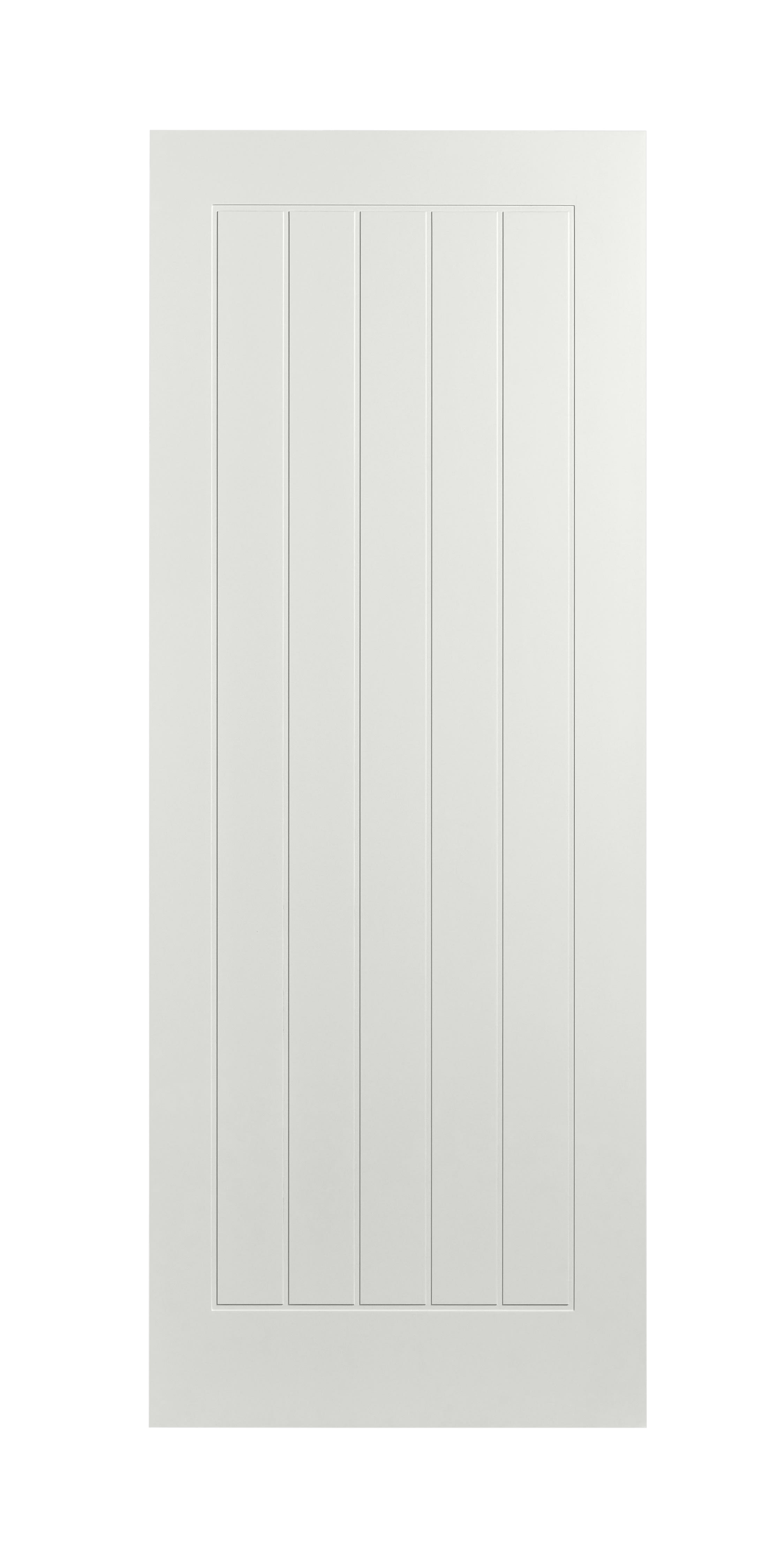 Wickes Geneva Cottage White Primed Solid Core Door