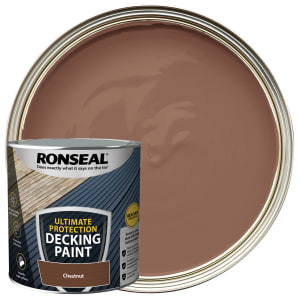 Ronseal Ultimate Protection Chestnut Decking Paint - 2.5L