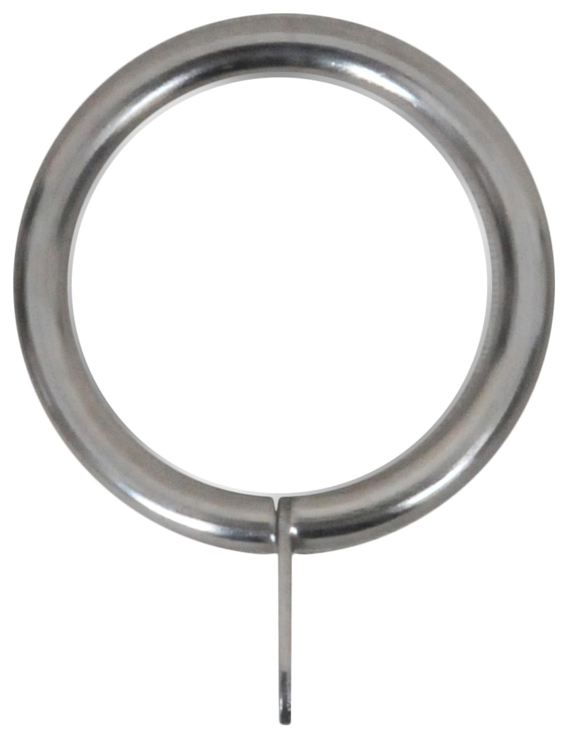 Stainless Steel Effect 19mm Metal Curtain Rings Pack of 10 Wickes.co.uk