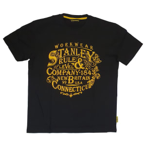 Stanley Retro Print T-Shirt - Black