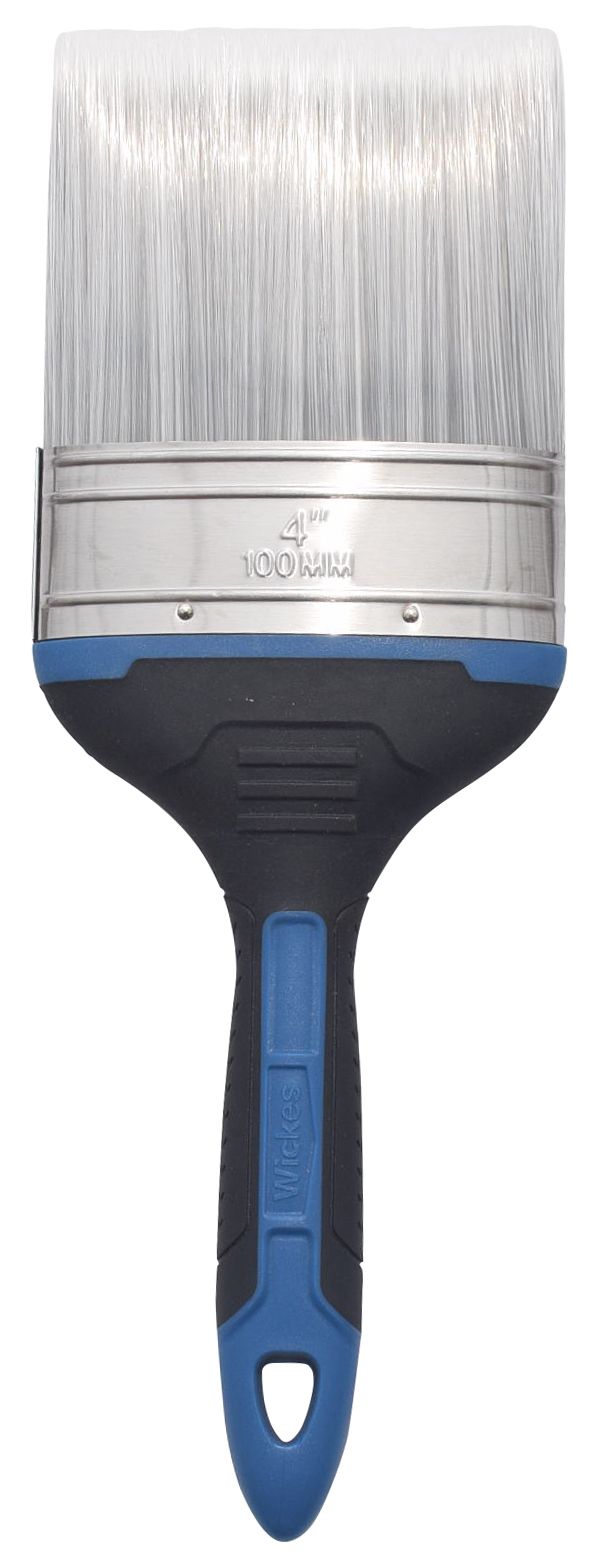 Image of Wickes All Purpose Soft Grip Paint Brush - 4in