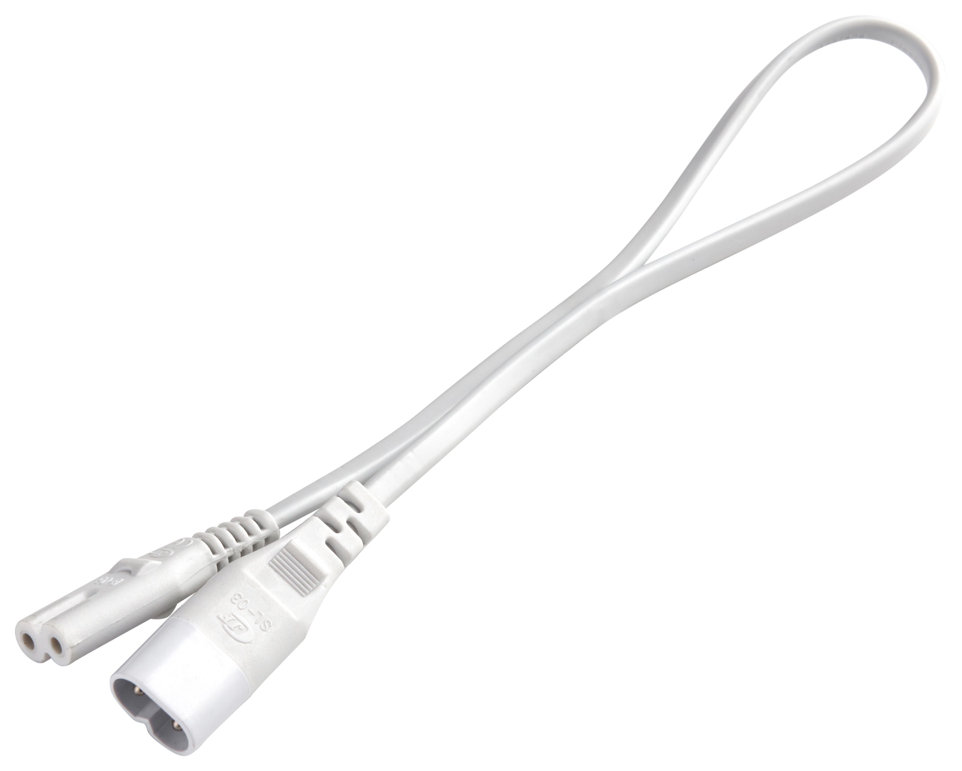 Image of Izzy 440mm Link Lead - White