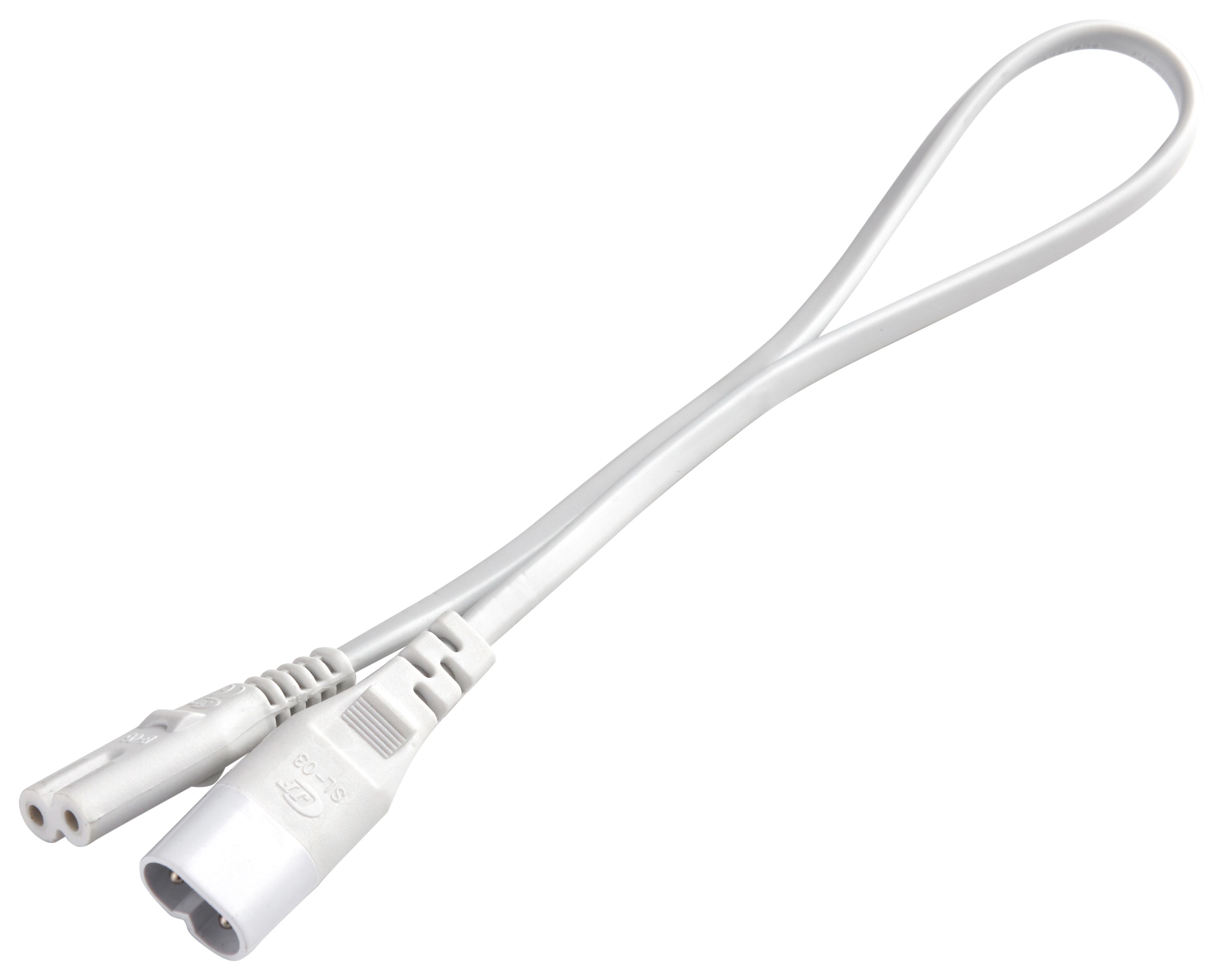 Izzy 440mm Link Lead - White