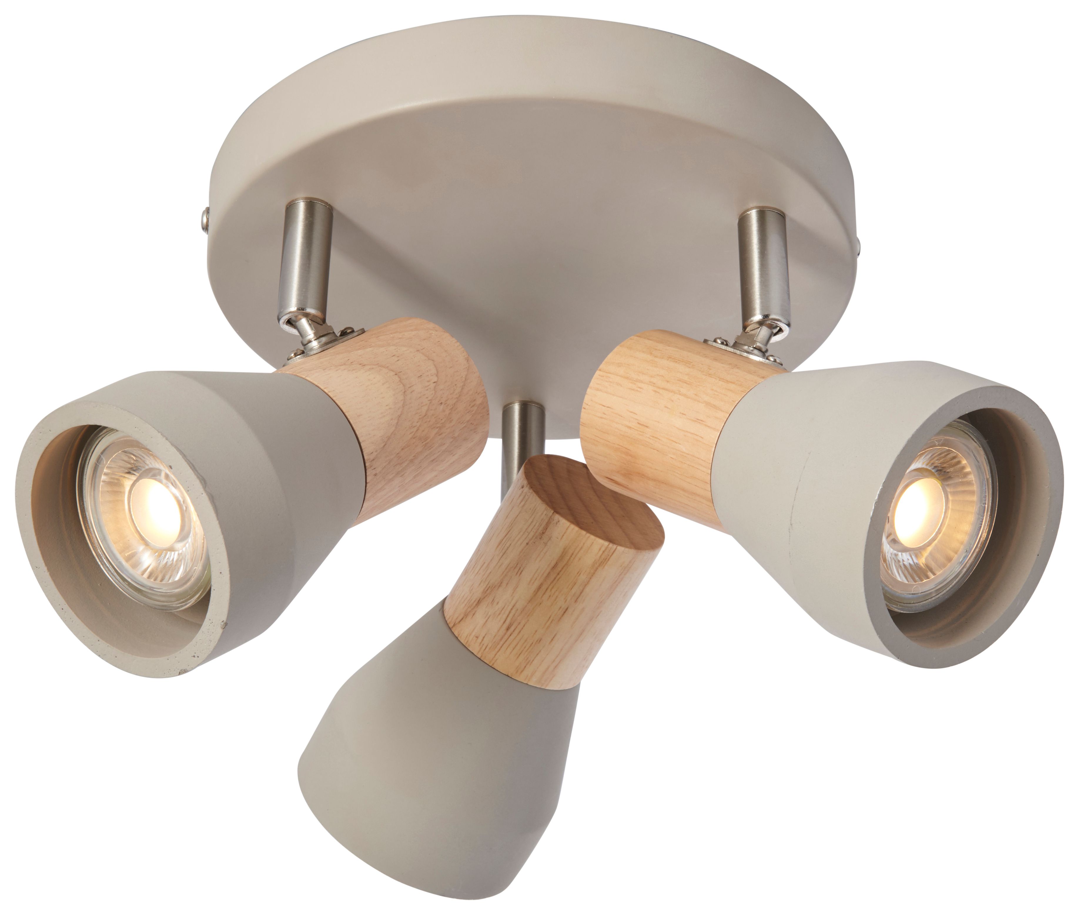 Image of Comet 3 Spot Light Plate - Wood Finish