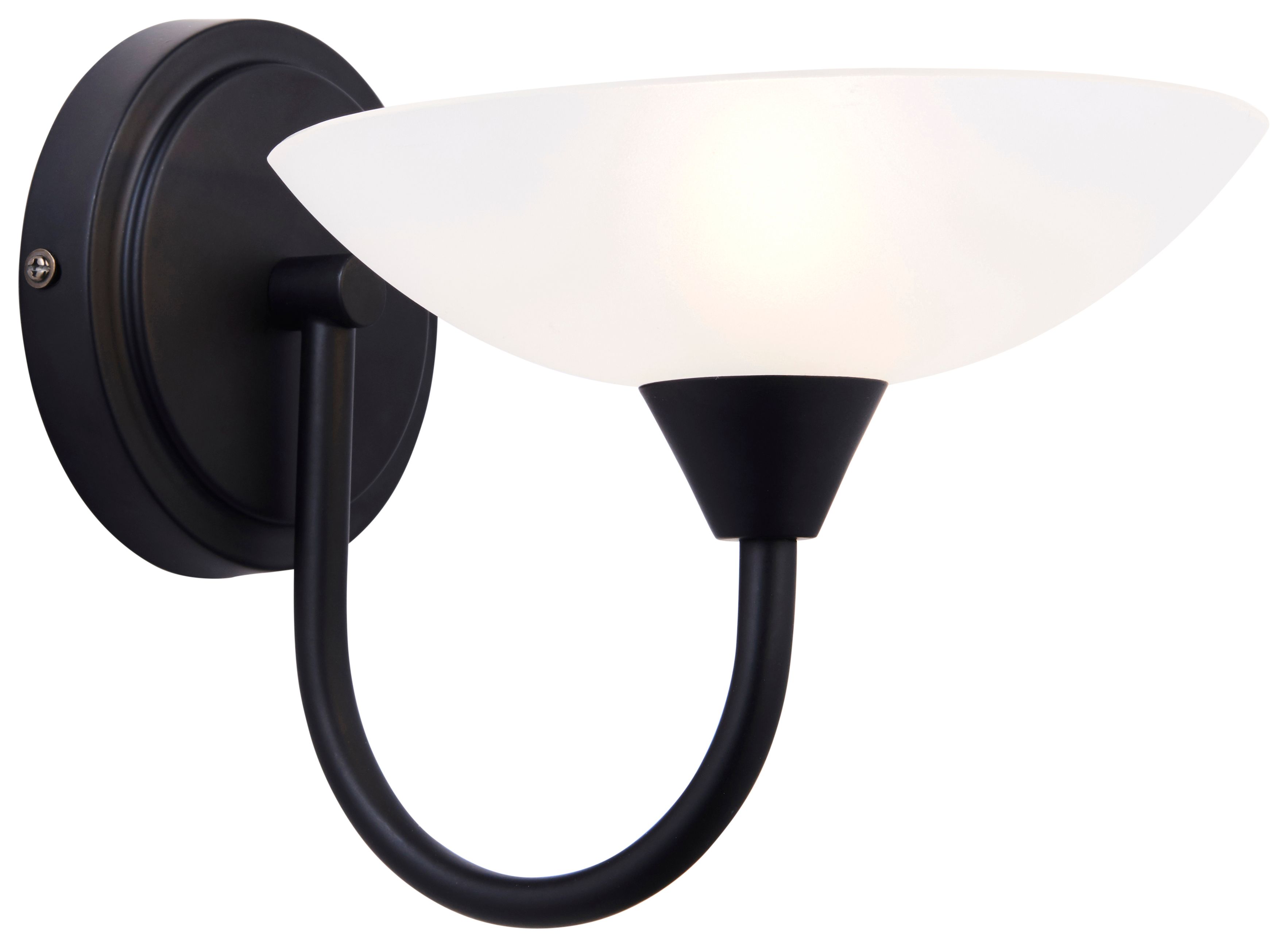 Hanna Up Light - Matt Black