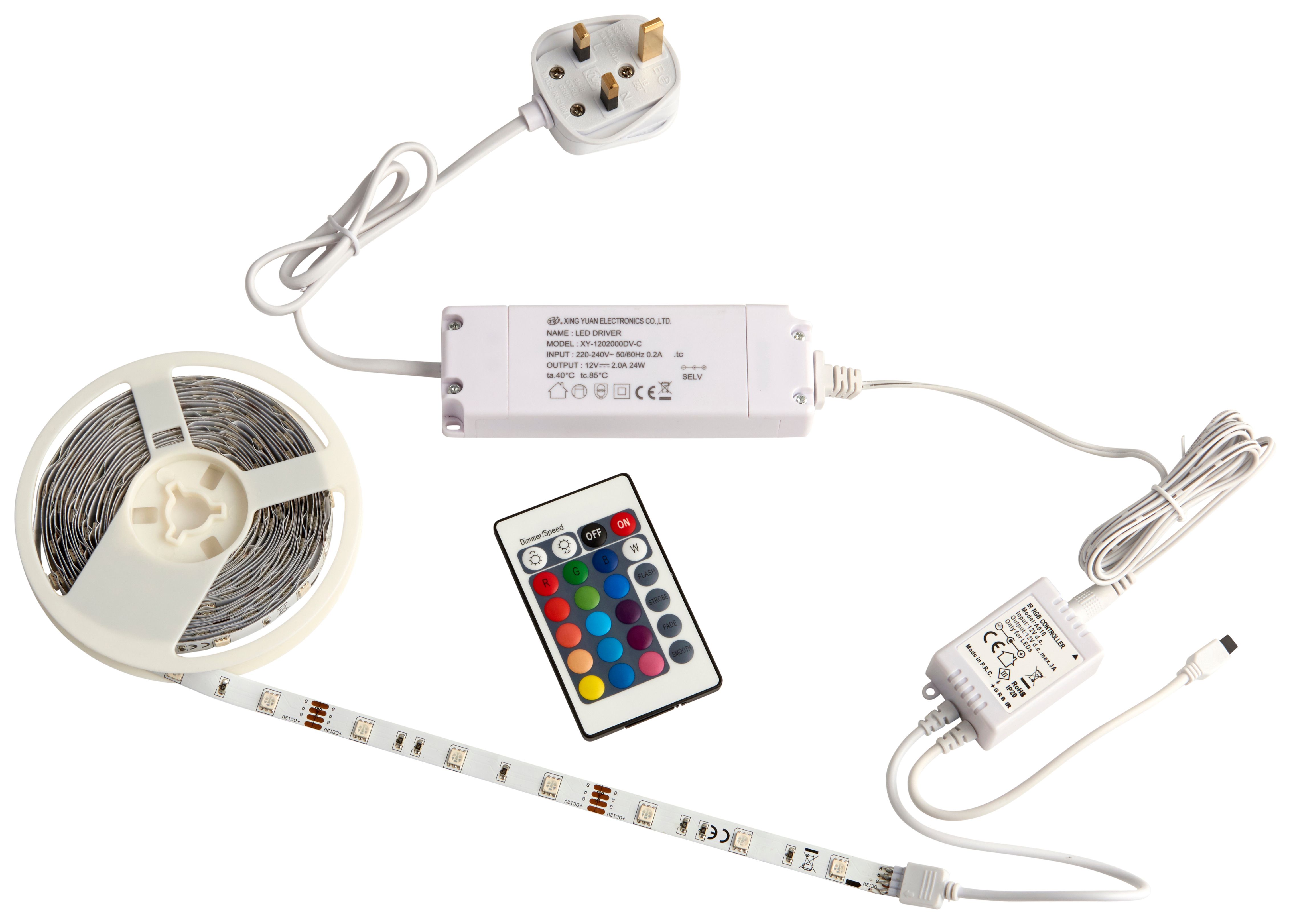 Image of Bendable LED RGB Strip Light