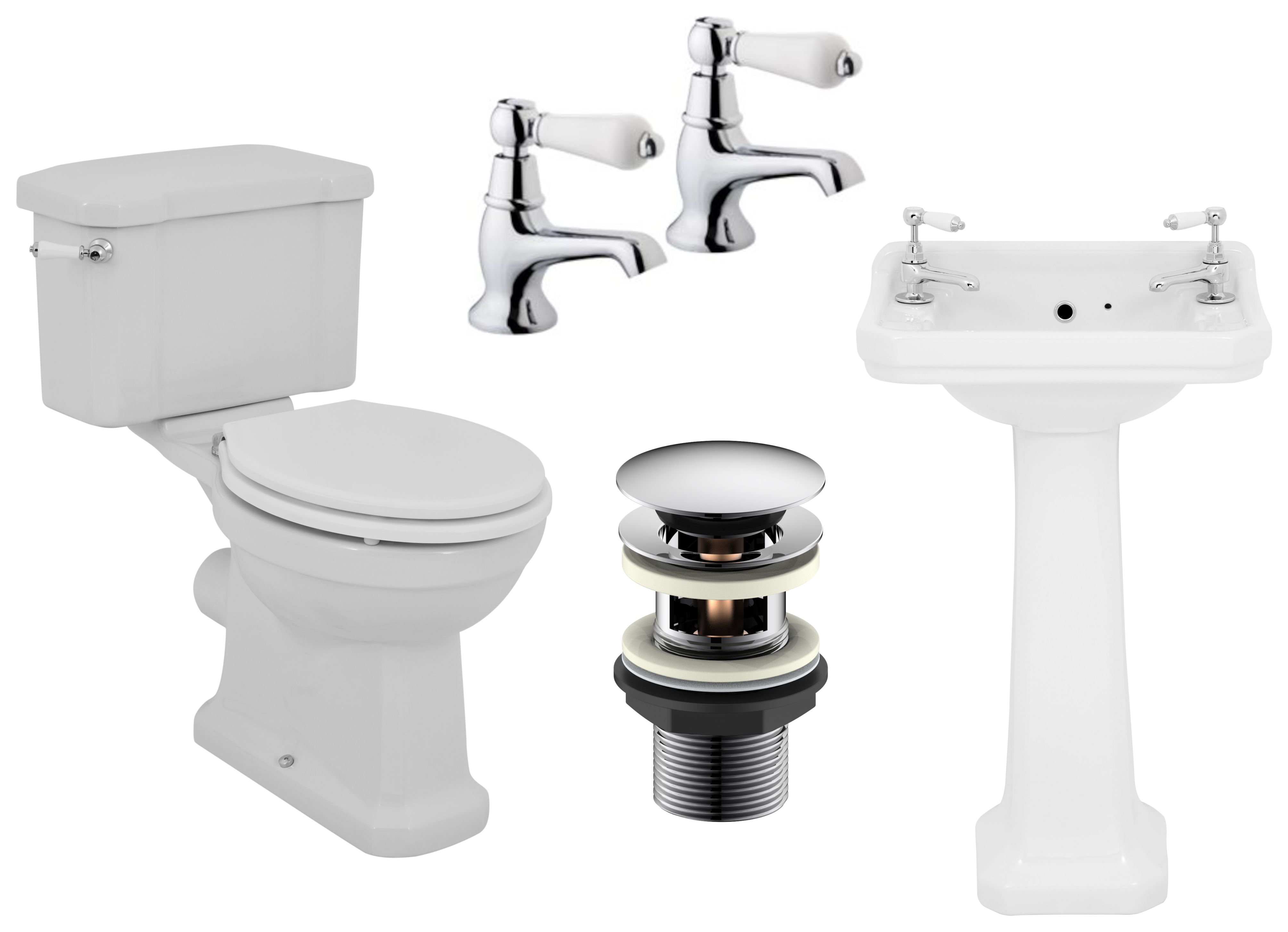 Image of Oxford Traditional Cloakroom Suite Package