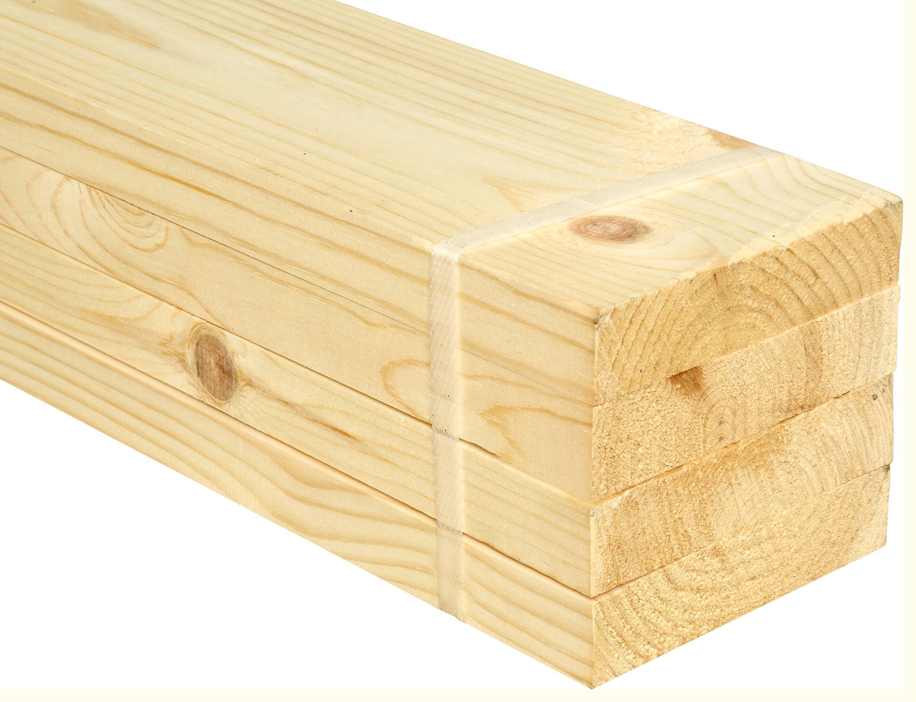 Image of Wickes Redwood PSE Timber - 20.5 x 94 x 2400mm - Pack of 4