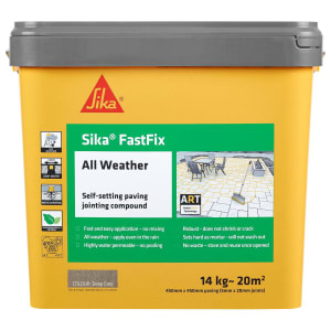 Sika FastFix All Weather Jointing Paving Compound Deep Grey - 14kg