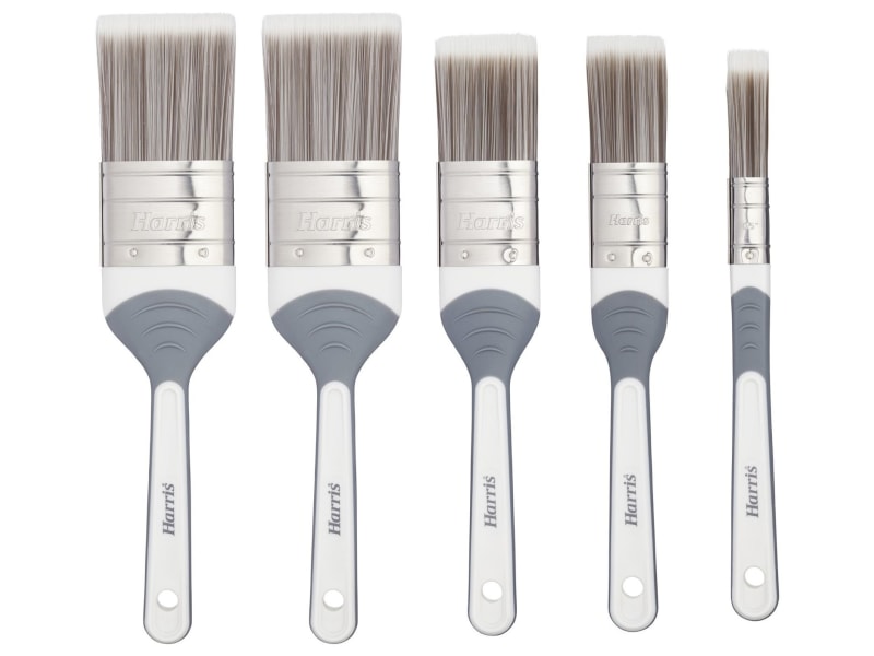 Harris Trade Fine-Tip Paint Brush Set 5 Pieces - Screwfix