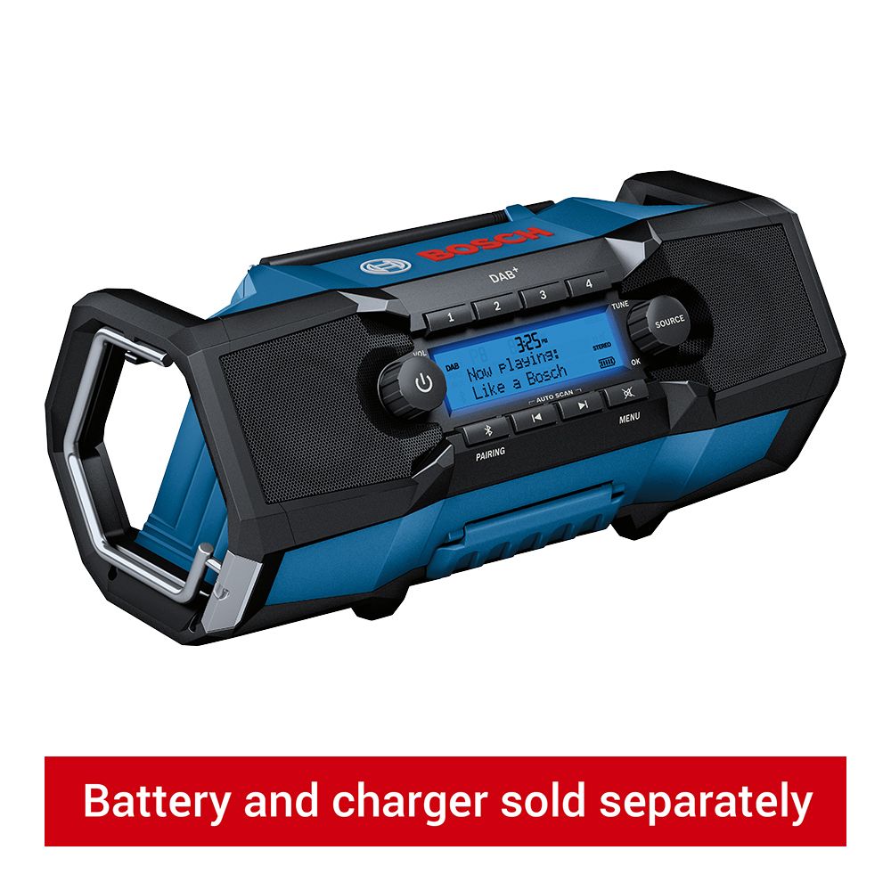 Bosch Professional GPB 18V-2 SC Hybrid Cordless DAB+/FM Bluetooth Jobsite Radio - Bare