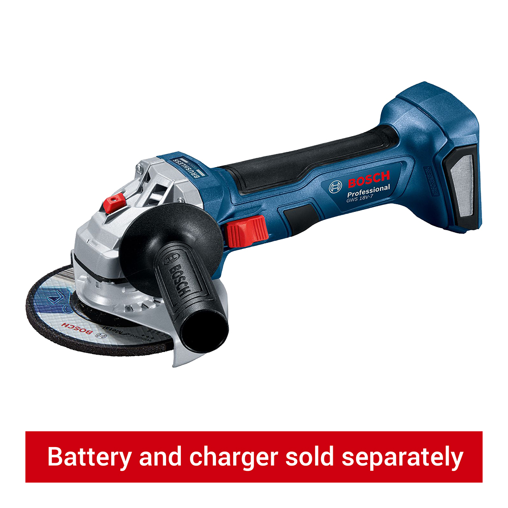 Bosch Professional GWS 18V-7 115mm Brushless Angle Grinder - Bare