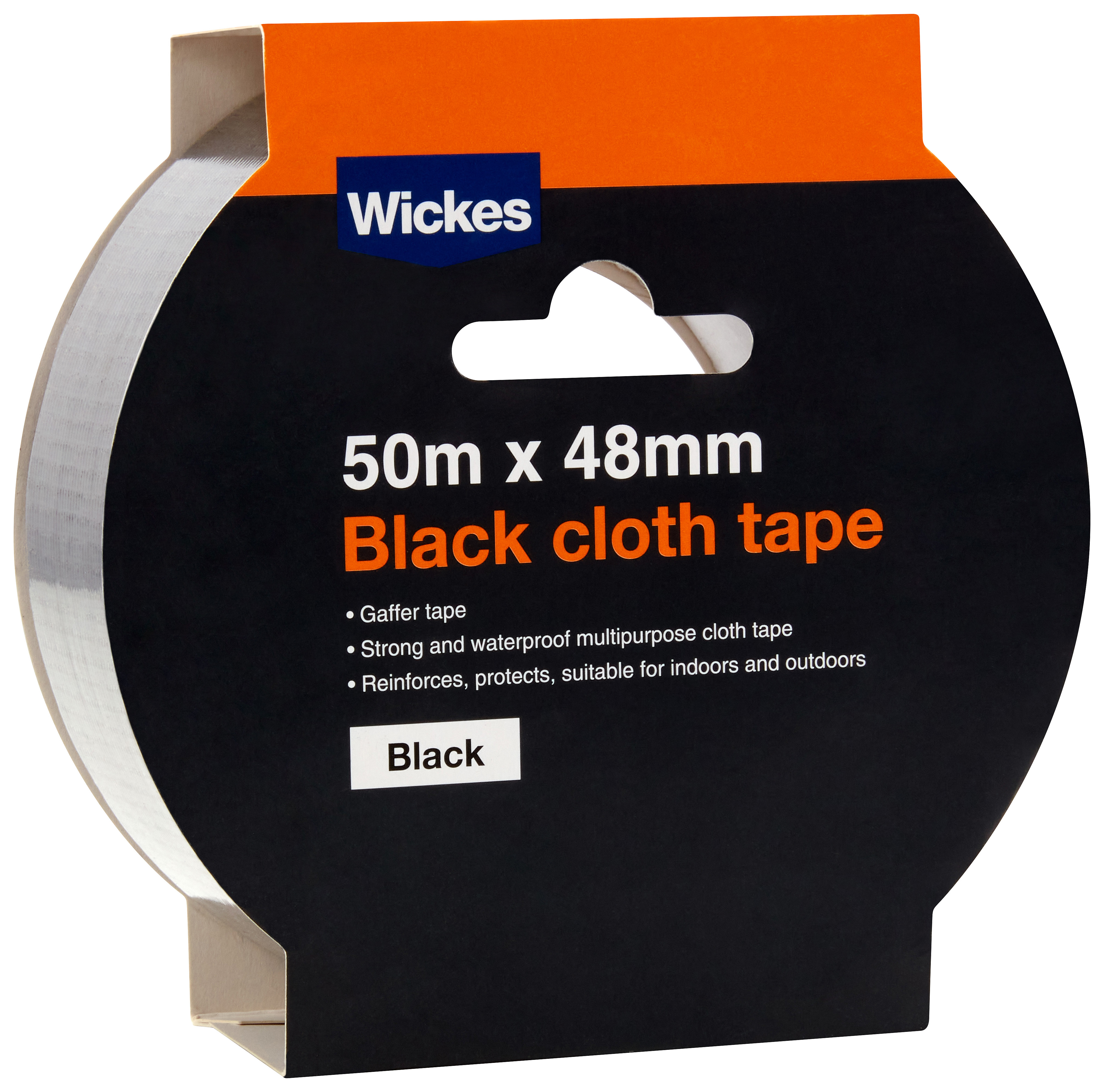 Image of Black Cloth Multi Purpose Tape - 48mm x 50m