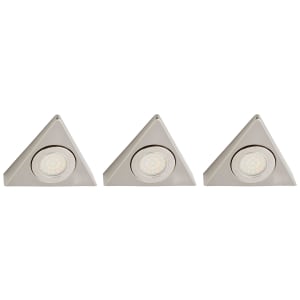 Image of Culina Faro 1.5W CCT LED Triangular Cabinet Lights - Pack of 3