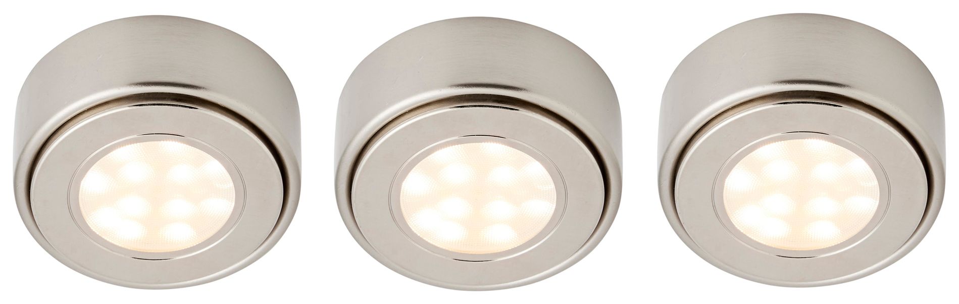 Image of Culina Ellen 1.5W CCT LED Round Cabinet Lights - Pack of 3