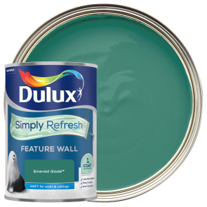 Dulux Simply Refresh One Coat Feature Wall Paint - Emerald Glade - 1.25L