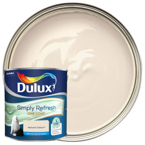 Dulux Simply Refresh One Coat Matt Emulsion Paint - Natural Calico - 2.5L
