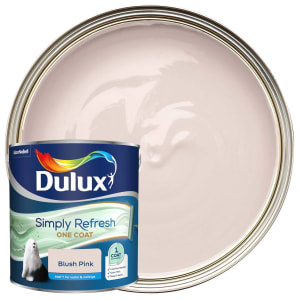 Dulux Simply Refresh One Coat Matt Emulsion Paint - Blush Pink - 2.5L