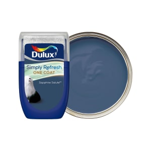 Dulux Simply Refresh One Coat Paint - Sapphire Salute Tester Pot - 30ml