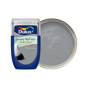 Dulux Simply Refresh One Coat Paint - Natural Slate Tester Pot - 30ml