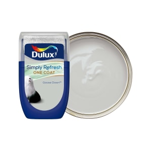 Dulux Simply Refresh One Coat Paint - Goose Down Tester Pot - 30ml