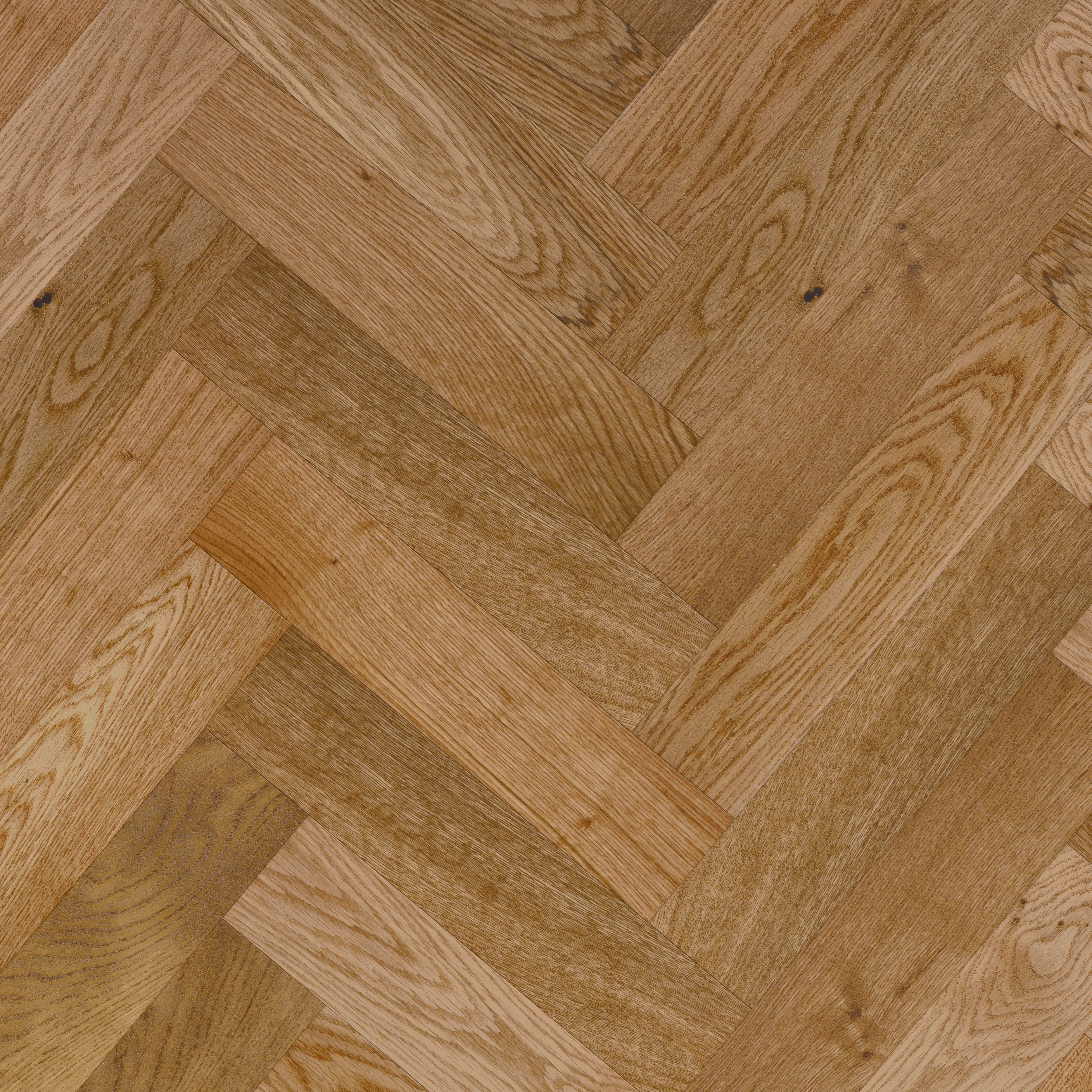Image of W by Woodpecker Chateau Oak 14mm Herringbone Parquet Engineered Wood Flooring - 1.296m2