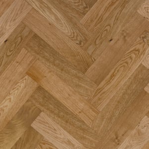 W by Woodpecker Chateau Oak 14mm Herringbone Parquet Engineered Wood Flooring - 1.296m2