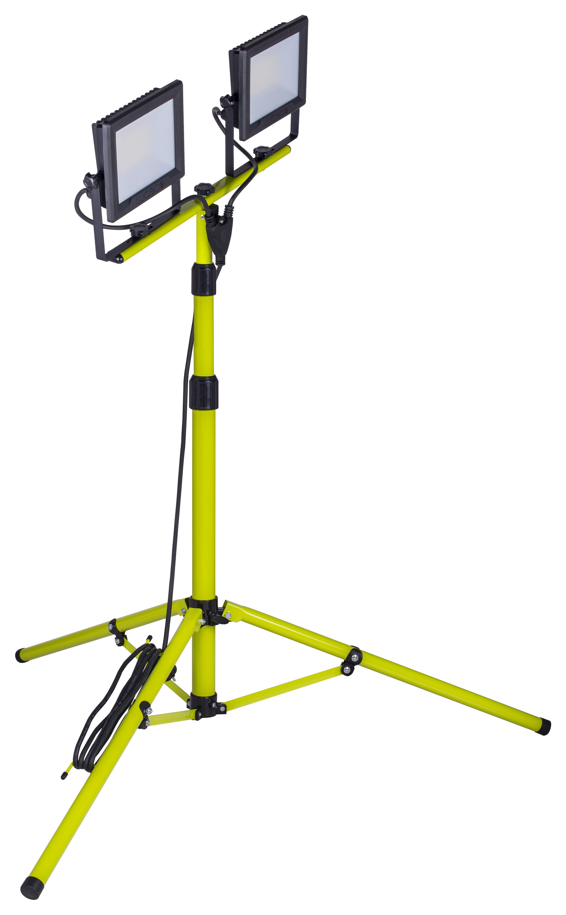 Image of Luceco Eco 2 x 4000LM 5000K Twin Tripod Light - 2 x 50W