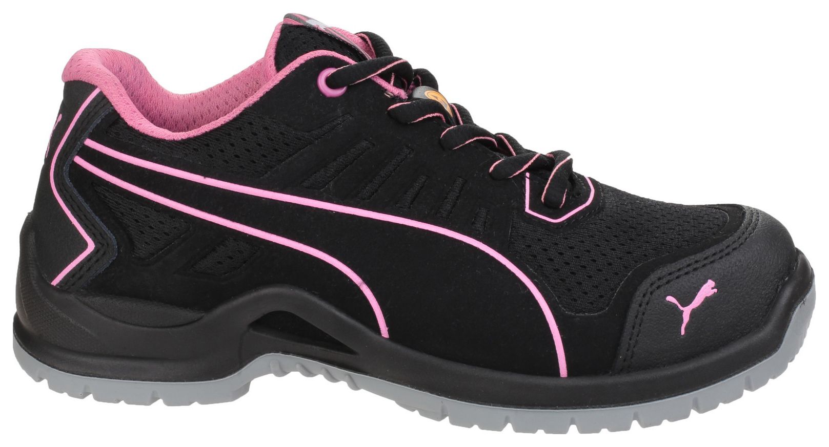 Image of Puma Fuse Technic 644110 Womens Safety Trainers Black - Size 38