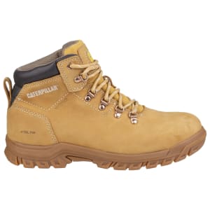 Caterpillar Mae S3 Nubuck Waterproof Womens Safety Boots - Honey