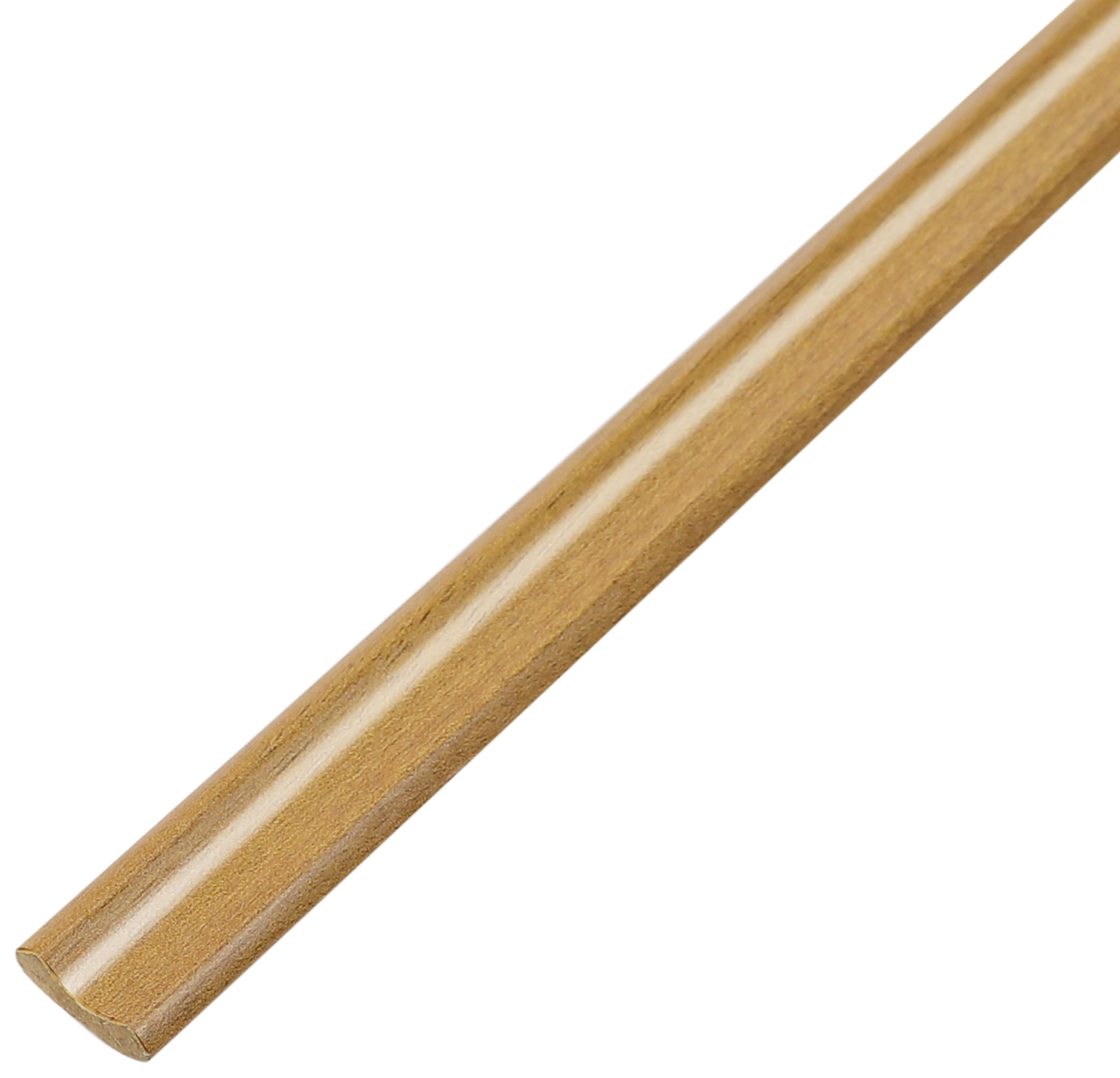 High Gloss Medium Oak Flooring Trim - 2m