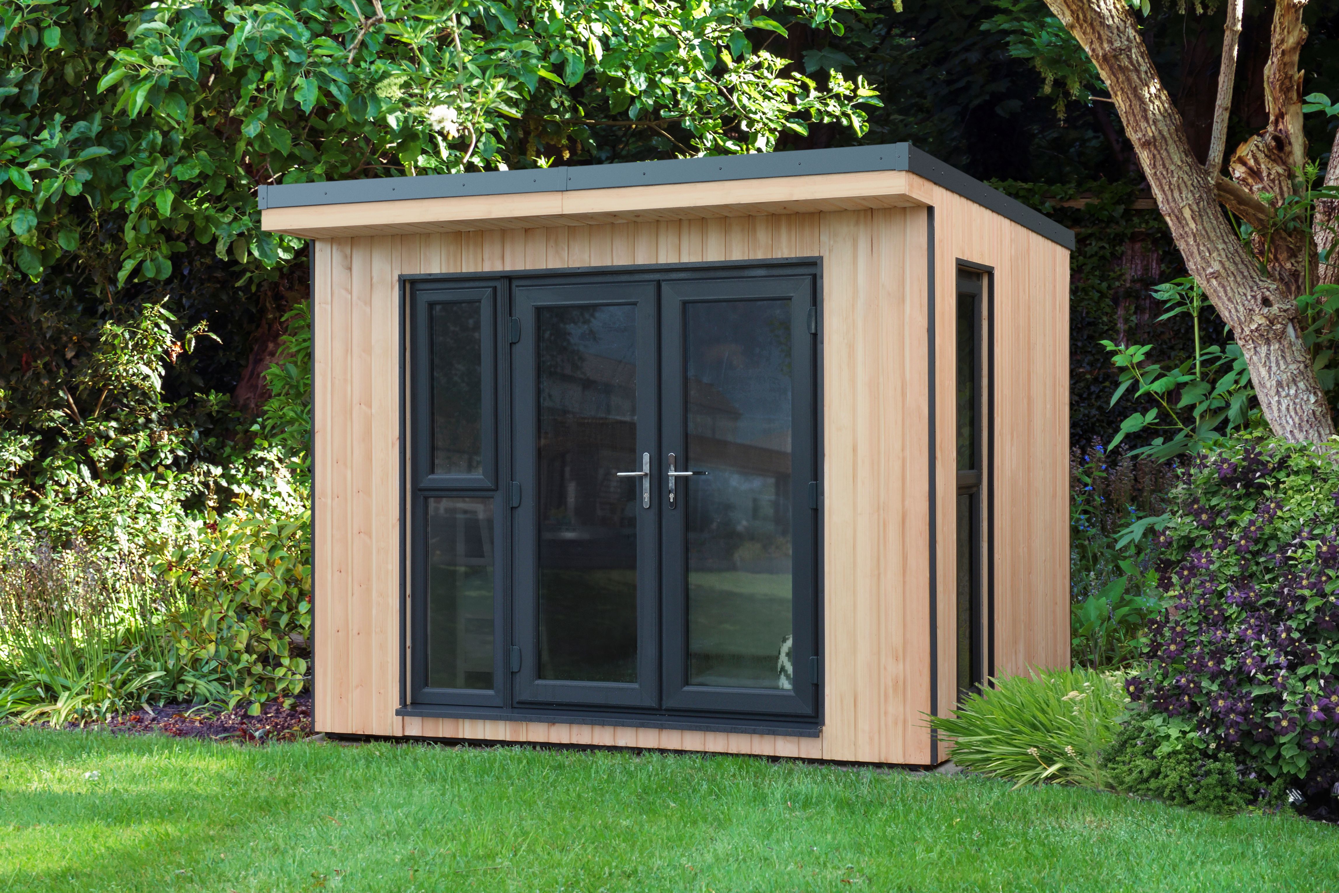 Forest Garden Xtend Insulated Garden Office With 1/2 Window Including Installation - 2.98 X 2.9m