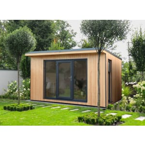 Forest Garden Xtend 4 x 3.42m Insulated Garden Office with 1/4 Window
