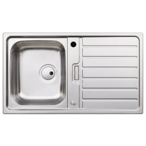 Abode Neron 1 Bowl Compact Kitchen Sink - Stainless Steel