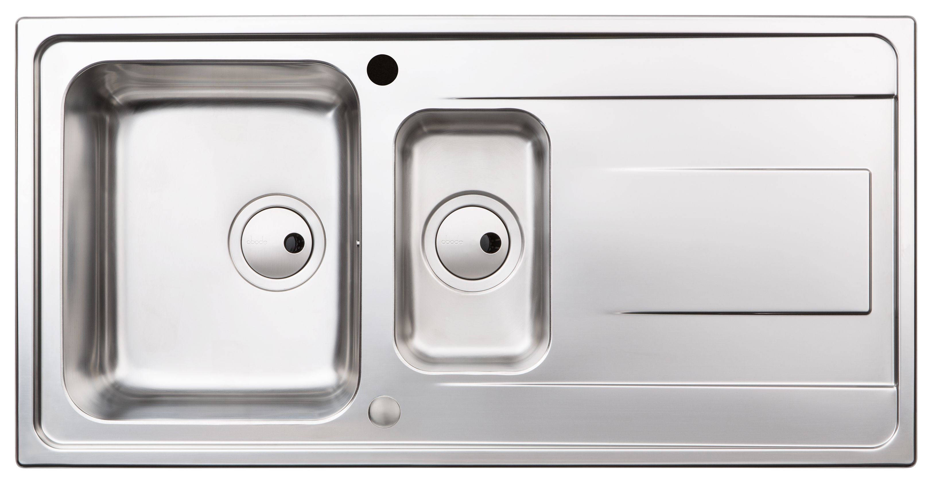 Image of Abode Ixis 1.5 Bowl Kitchen Sink - Stainless Steel