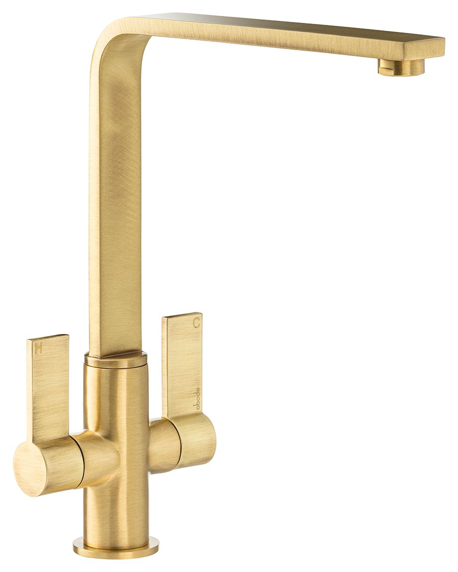 Image of Abode Quantic Monobloc Kitchen Tap - Brushed Brass