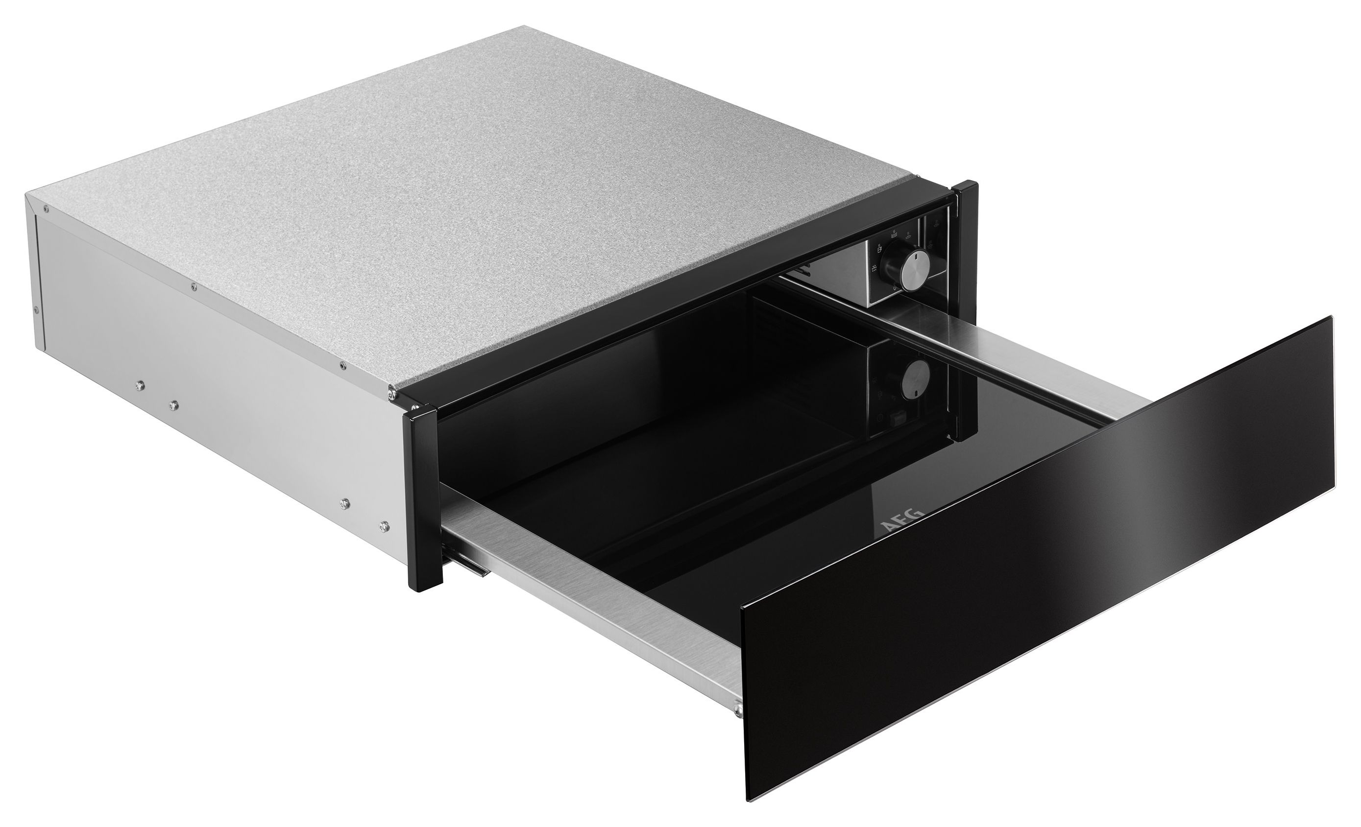 Image of AEG KDE911424B 14cm Warming Drawer - Black