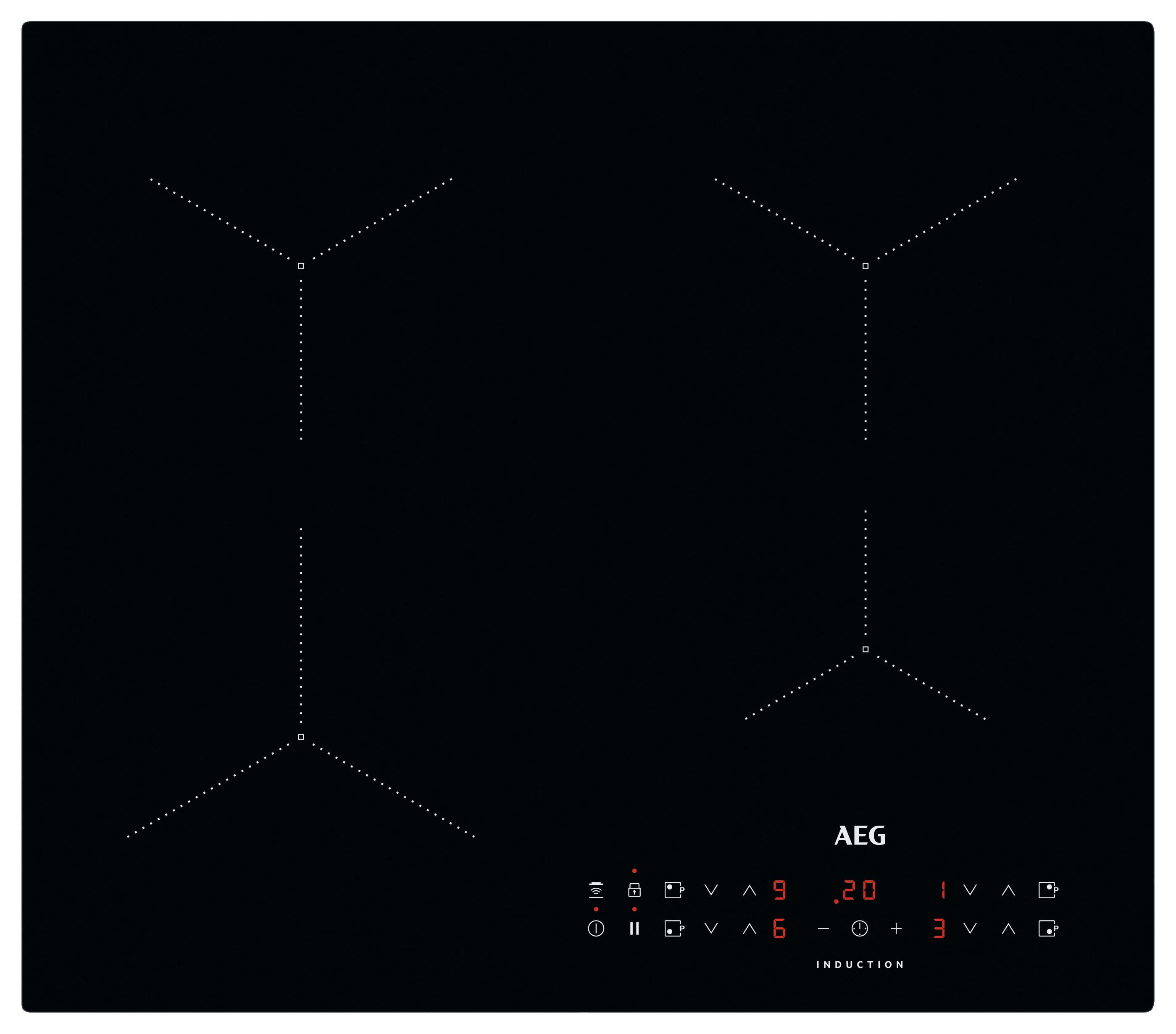 AEG ILB64334CB 60cm Plug & Play Induction Hob - Black