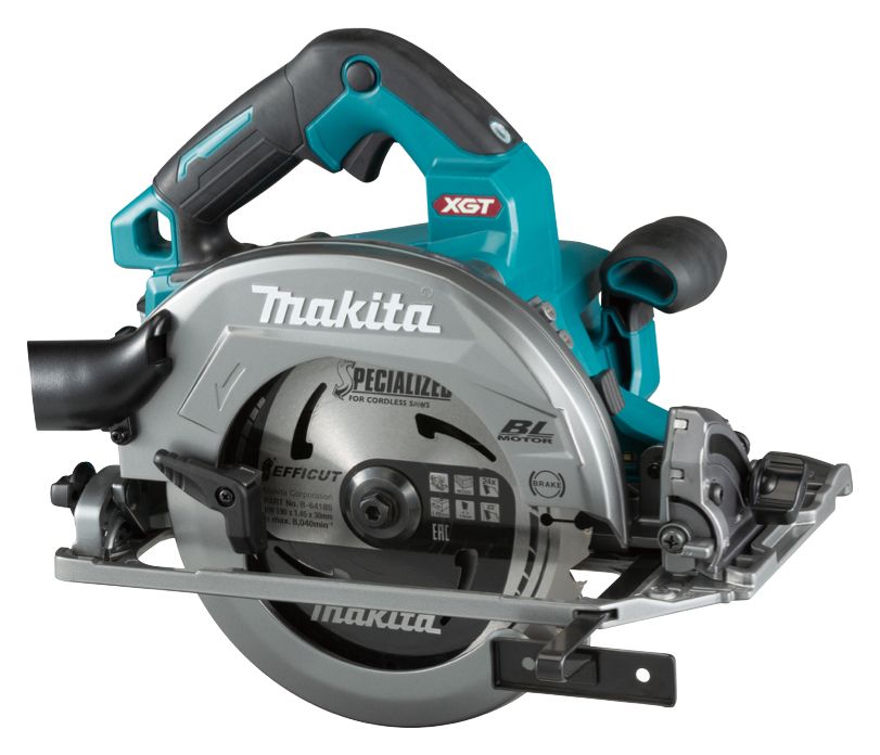 Makita HS004GD201 190mm XGT 40Vmax 2 x 2.5 Ah Brushless Cordless Circular Saw