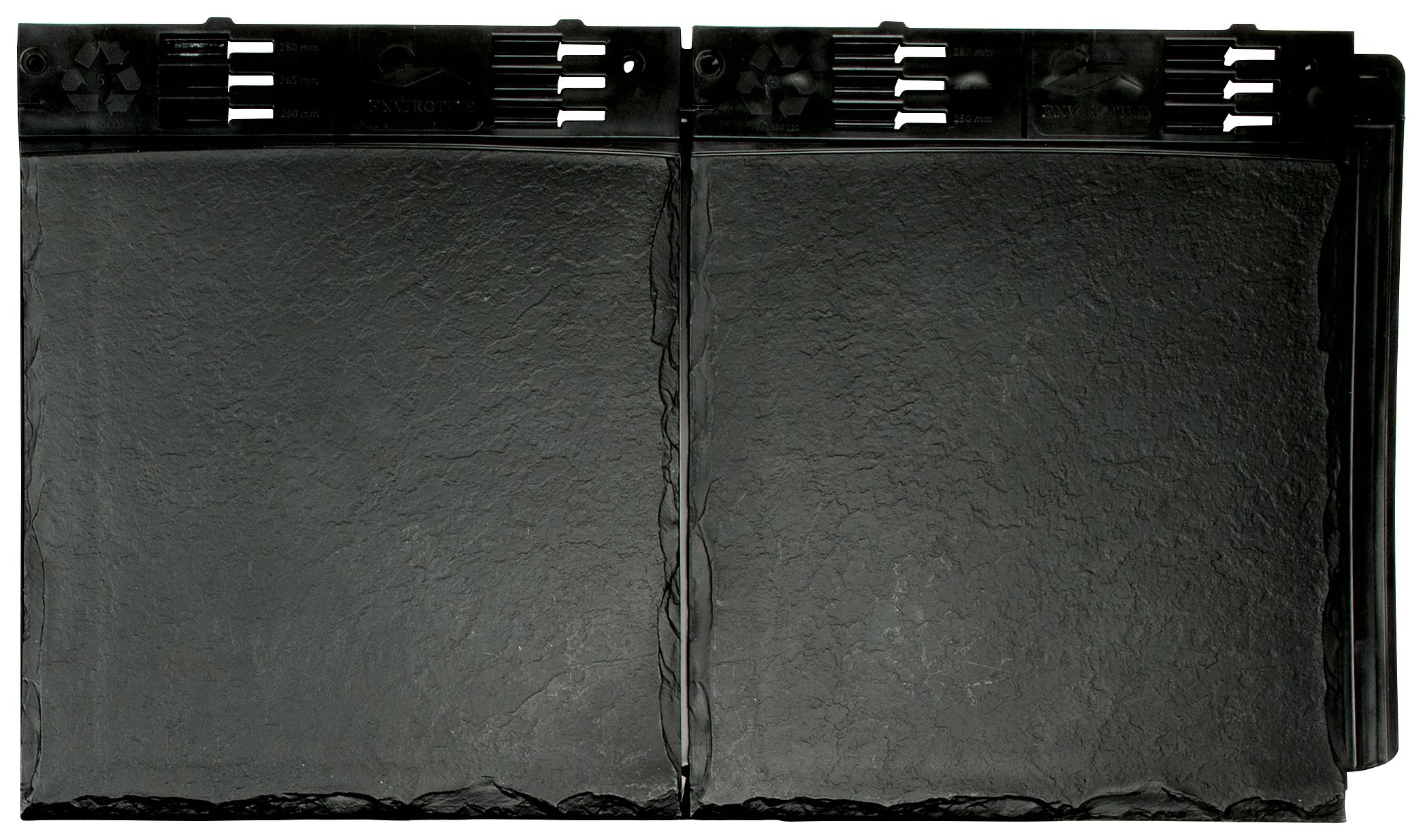 Envirotile Plastic Lightweight Double Tile - 365 x 630 x 12mm - Various Colours